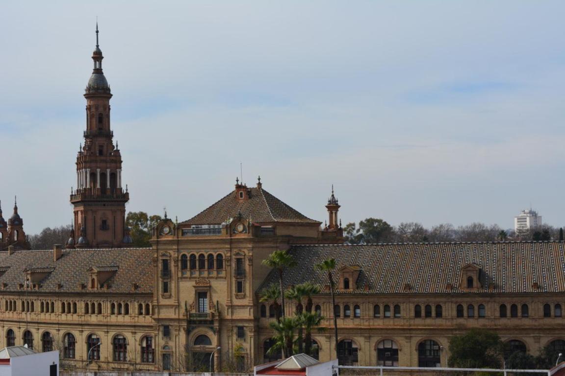 Las Cruzadas Melia-Plaza De Espana Sevilla Buitenkant foto
